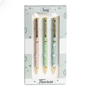 Lug Taurus Pen Trio with Gold Tips. 3pack SET. New in Box